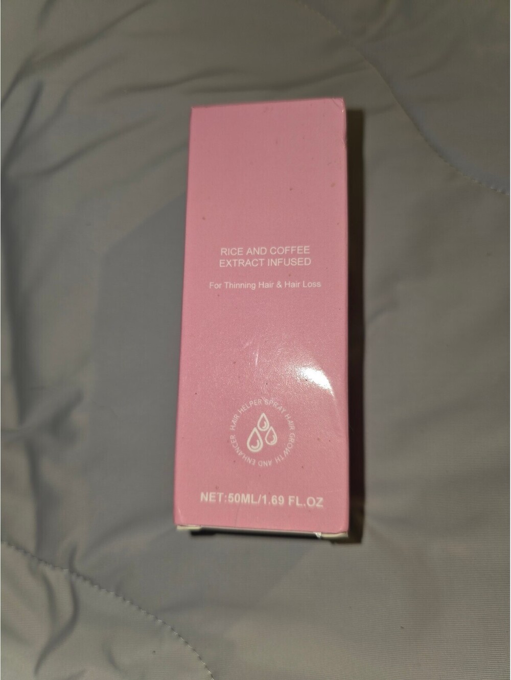 New Hair Helper Spray Hair Growth & Enhancer Rice And Coffee Extract 1.69 fl oz